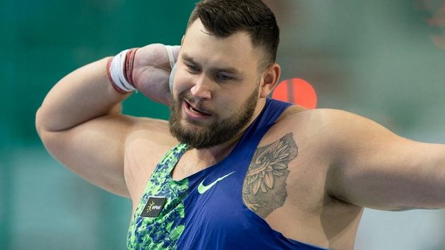 Konrad Bukowiecki na archivním snímku z mítinku Copernicus Cup v Toruni. Konrad Bukowiecki na archivním snímku z mítinku Copernicus Cup v Toruni.