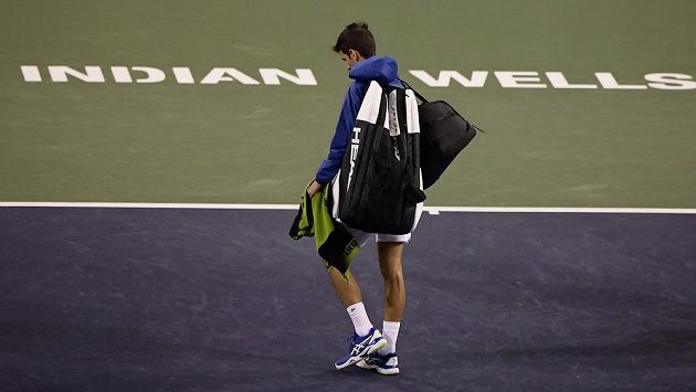 Srbský tenista Novak Djokovič na loňském turnaji v Indian Wells - ilustrační foto. Srbský tenista Novak Djokovič na loňském turnaji v Indian Wells - ilustrační foto.