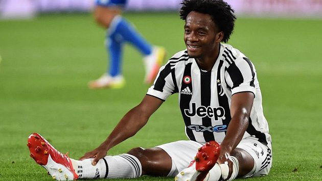 Juan Cuadrado z Juventusu během duelu s Empoli. Juan Cuadrado z Juventusu během duelu s Empoli.