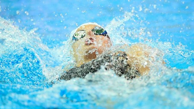 Znakařka Simona Kubová v rozplavbě závodu na 200 m na MS v korejském Kwangdžu. Znakařka Simona Kubová v rozplavbě závodu na 200 m na MS v korejském Kwangdžu.
