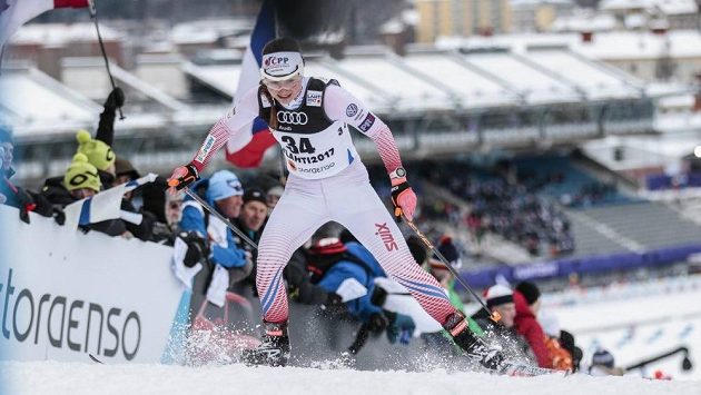 Petra Nováková v akci na MS v Lahti. Petra Nováková v akci na MS v Lahti.