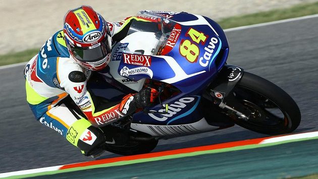 Jakub Kornfeil na trati v Barceloně. Jakub Kornfeil na trati v Barceloně.