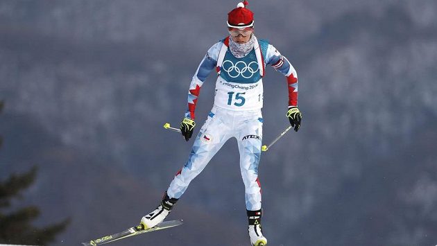 Česká biatlonistka Veronika Vítková na trati vytrvalostního závodu. Česká biatlonistka Veronika Vítková na trati vytrvalostního závodu.