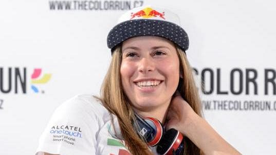 Eva Samková myslí na X-Games na vítězství. Eva Samková myslí na X-Games na vítězství.