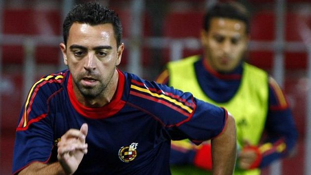Španělský fotbalista Xavi na archivním snímku. Španělský fotbalista Xavi na archivním snímku.