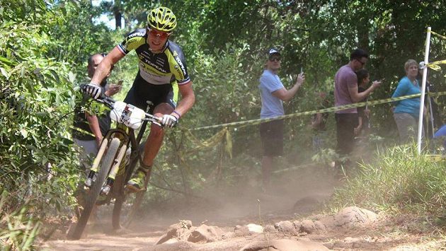 Kristián Hynek na trati Cape Epic. Kristián Hynek na trati Cape Epic.