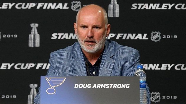 Generální manažer St. Louis Blues Doug Armstrong. Generální manažer St. Louis Blues Doug Armstrong.