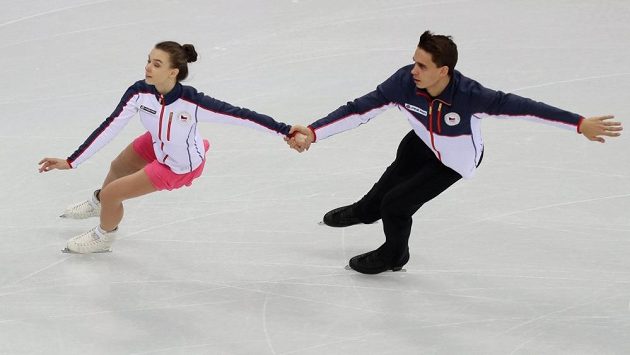Sportovní dvojice Anna Dušková a Martin Bidař na tréninku před zahájením zimních olympijských her v jihokorejském Pchjončchangu. Sportovní dvojice Anna Dušková a Martin Bidař na tréninku před zahájením zimních olympijských her v jihokorejském Pchjončchangu.