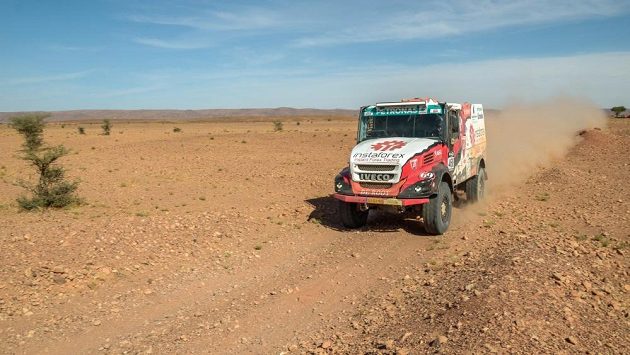 Aleš Loprais na trati Rallye Oil Libya Aleš Loprais na trati Rallye Oil Libya