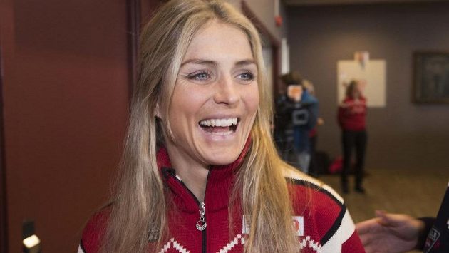Norská běžecká hvězda Therese Johaugová má znovu důvod k úsměvu. Norská běžecká hvězda Therese Johaugová má znovu důvod k úsměvu.