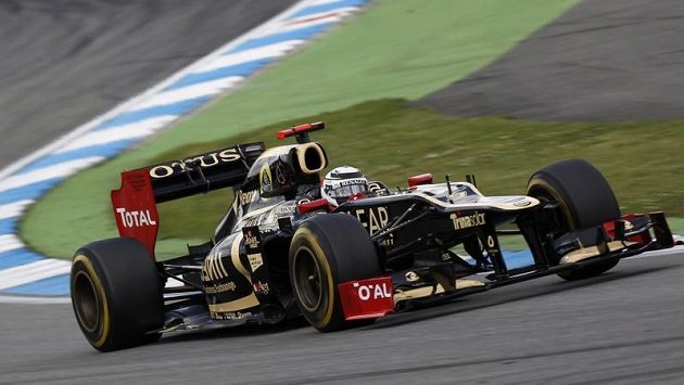 Kimi Räikkönen při Velké ceně Německa na Hockenheimringu. Kimi Räikkönen při Velké ceně Německa na Hockenheimringu.
