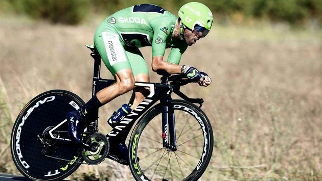 Španělský cyklista Alejandro Valverde. Španělský cyklista Alejandro Valverde.