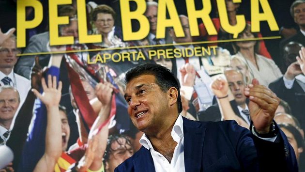 Dosavadní prezident fotbalové Barcelony a zároveň kandidát do nadcházejících voleb Joan Laporta. Dosavadní prezident fotbalové Barcelony a zároveň kandidát do nadcházejících voleb Joan Laporta.