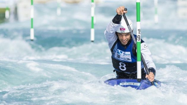 Kanoista Stanislav Ježek při mistrovství světa v Lee Valley. Kanoista Stanislav Ježek při mistrovství světa v Lee Valley.