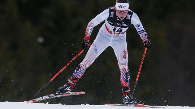 Česká lyžařka Petra Novaková během skialonu v Lillehammeru. Česká lyžařka Petra Novaková během skialonu v Lillehammeru.