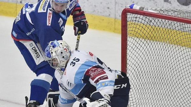 Jakub Orsava z Brna vyrovnává v Liberci na 2:2. Jakub Orsava z Brna vyrovnává v Liberci na 2:2.