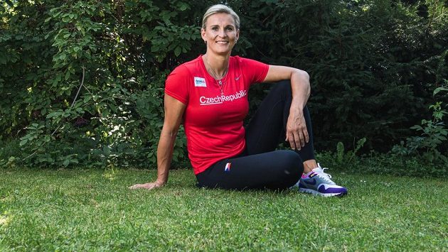 Světová rekordmanka v hodu oštěpem Barbora Špotáková. Světová rekordmanka v hodu oštěpem Barbora Špotáková.