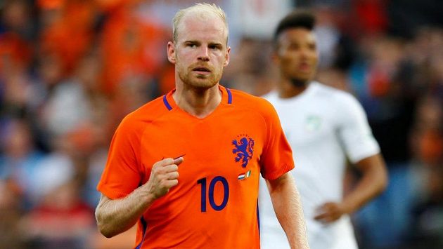 Davy Klaassen v reprezentačním dresu. Davy Klaassen v reprezentačním dresu.