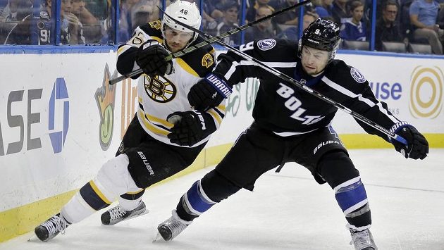 David Krejčí (vlevo) byl vyhlášen třetím nejlepším hráčem října v NHL. David Krejčí (vlevo) byl vyhlášen třetím nejlepším hráčem října v NHL.