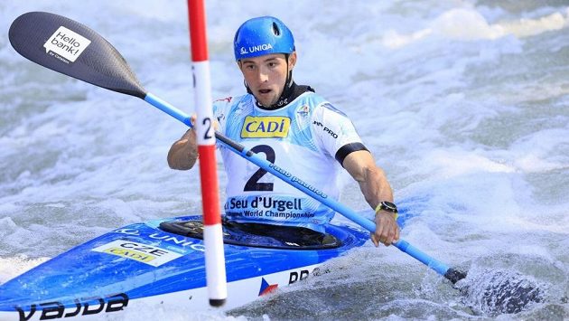 Jiří Prskavec na mistrovství světa ve vodním slalomu ve španělském La Seu d´Urgell. Jiří Prskavec na mistrovství světa ve vodním slalomu ve španělském La Seu d´Urgell.