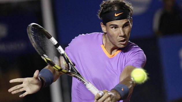 Rafael Nadal na turnaji v mexickém Acapulcu. Rafael Nadal na turnaji v mexickém Acapulcu.