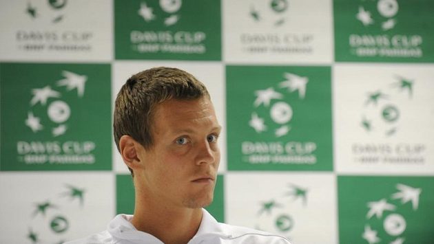 Daviscupový reprezentant Tomáš Berdych Daviscupový reprezentant Tomáš Berdych