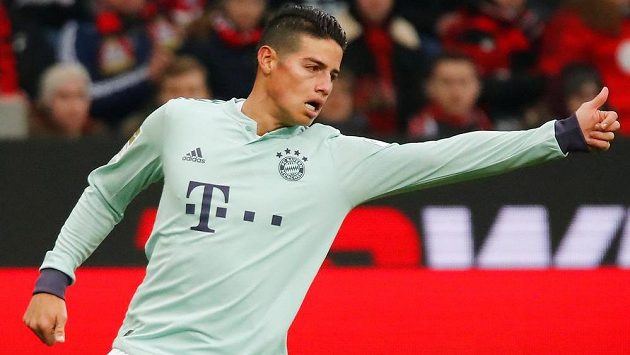 Kolumbijský fotbalista James Rodríguez Kolumbijský fotbalista James Rodríguez