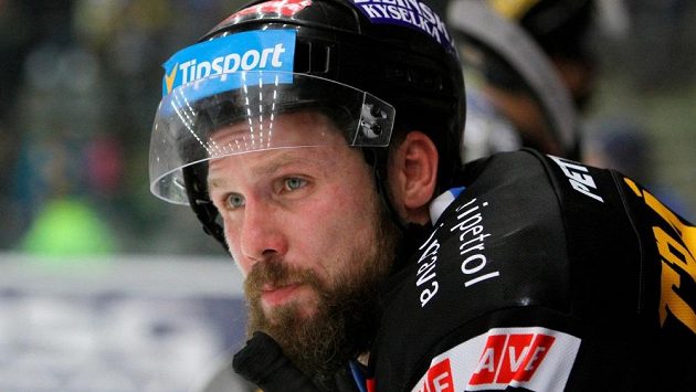 Litvínovský kapitán Michal Trávníček. Litvínovský kapitán Michal Trávníček.