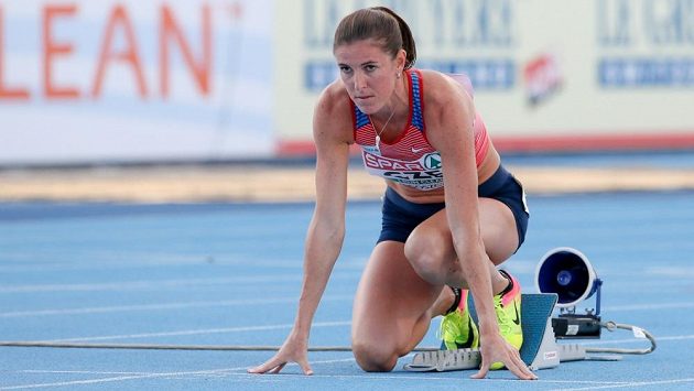 Zuzana Hejnová na startu při mistrovství Evropy družstev v Bydhošti. Zuzana Hejnová na startu při mistrovství Evropy družstev v Bydhošti.