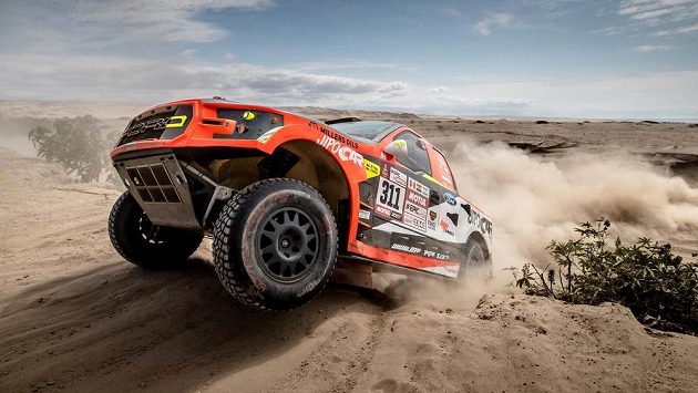 Martin Prokop na trati Rallye Dakar. Martin Prokop na trati Rallye Dakar.