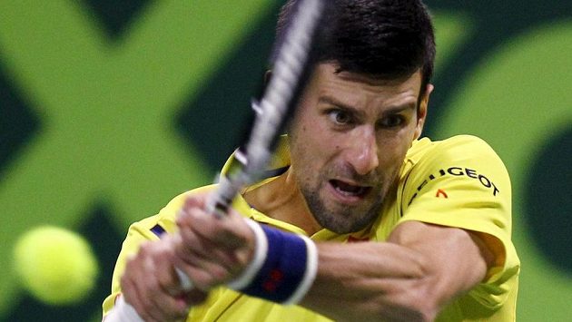 Novak Djokovič ve finále turnaje v Dauhá. Novak Djokovič ve finále turnaje v Dauhá.