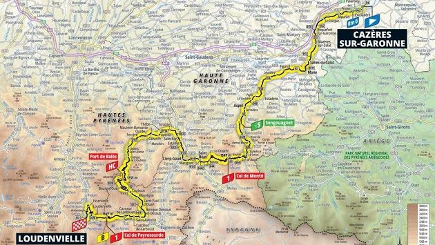 TOUR ONLINE: Competitors on the Tour de France are waiting for Pyrenean climbs