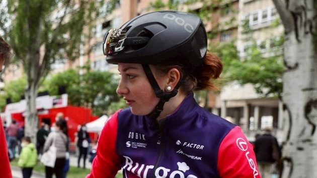 Česká cyklistka Tereza Neumanová. Česká cyklistka Tereza Neumanová.