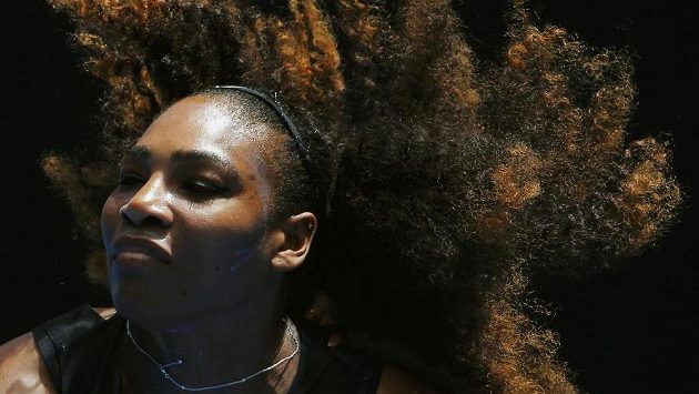 Serena Williamsová na letošním Australian Open. Serena Williamsová na letošním Australian Open.