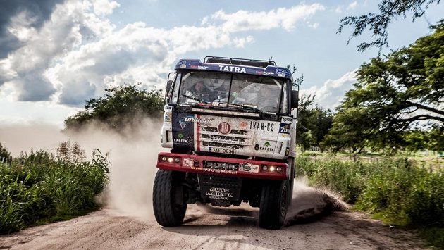 Martin Kolomý na trati Rallye Dakar. Martin Kolomý na trati Rallye Dakar.