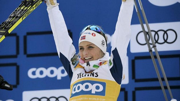 Norská lyžařka Therese Johaugová Norská lyžařka Therese Johaugová