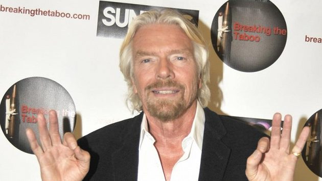 Britský miliardář Richard Branson. Britský miliardář Richard Branson.