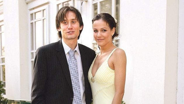 Tomáš Rosický a Radka Kocurová. Tomáš Rosický a Radka Kocurová.
