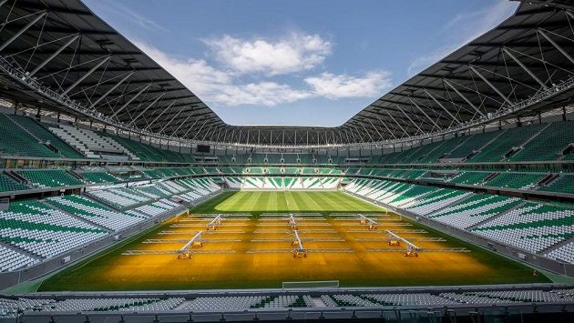 Jeden ze stadionů připravovaných pro MS 2022. Jeden ze stadionů připravovaných pro MS 2022.