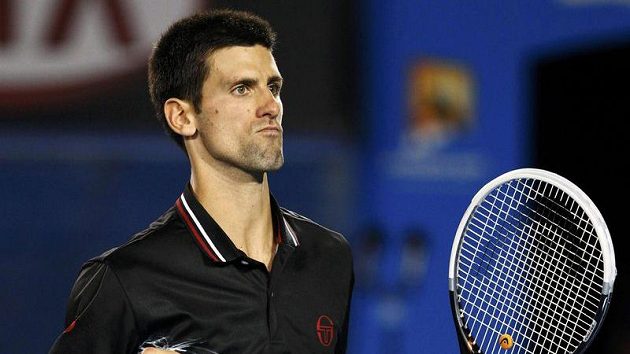 Hvězda srbského týmu Novak Djokovič Hvězda srbského týmu Novak Djokovič