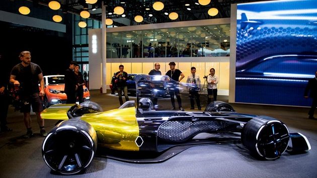 Futuristický model stáje Renault. Futuristický model stáje Renault.