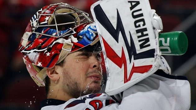 Michal Neuvirth chytal za Capitals naposledy loni 29. listopadu. Michal Neuvirth chytal za Capitals naposledy loni 29. listopadu.