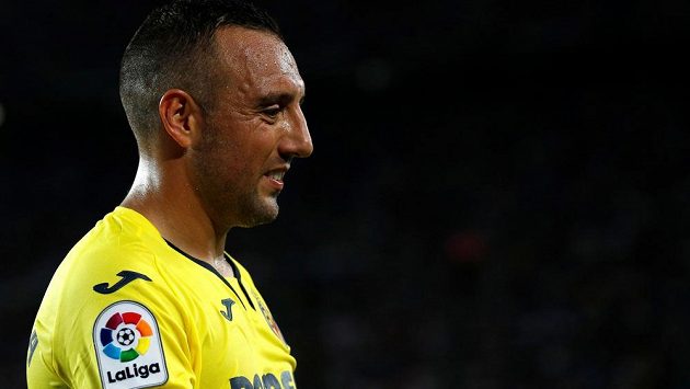 Santi Cazorla, kapitán fotbalistů Villarrealu. Santi Cazorla, kapitán fotbalistů Villarrealu.
