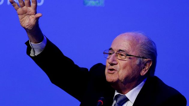 Joseph Blatter za kongresu FIFA v Brazílii. Joseph Blatter za kongresu FIFA v Brazílii.