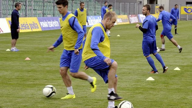 David Jarolím (v popředí) zůstává v Mladé Boleslavi. David Jarolím (v popředí) zůstává v Mladé Boleslavi.