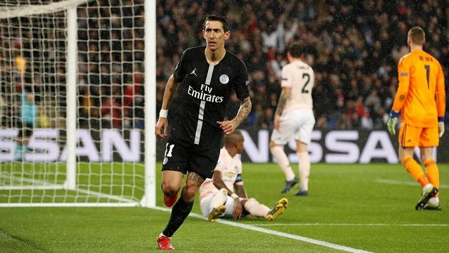 Útočník PSG Ángel di María Útočník PSG Ángel di María