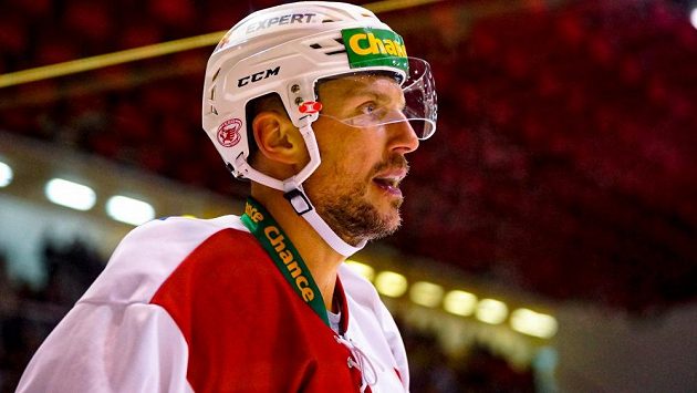 Petr Vampola v dresu Slavie. Petr Vampola v dresu Slavie.