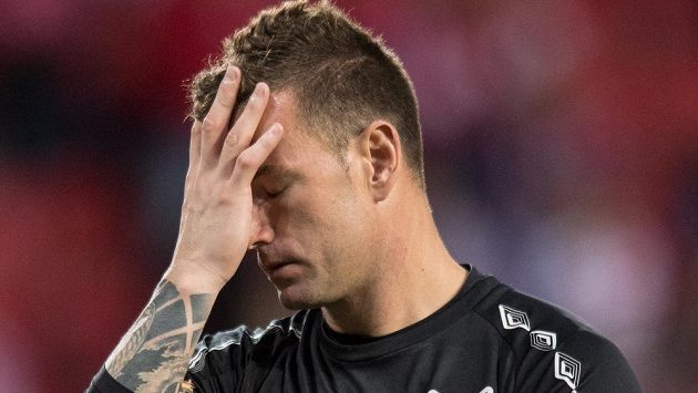 Brankář Jan Laštůvka po podzimu ve Slavii zrovna nezářil štěstím... Brankář Jan Laštůvka po podzimu ve Slavii zrovna nezářil štěstím...