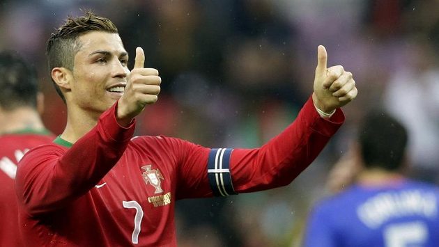 Portugalská hvězda Cristiano Ronaldo Portugalská hvězda Cristiano Ronaldo