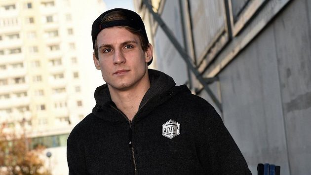 Obránce Ondřej Vitásek. Obránce Ondřej Vitásek.
